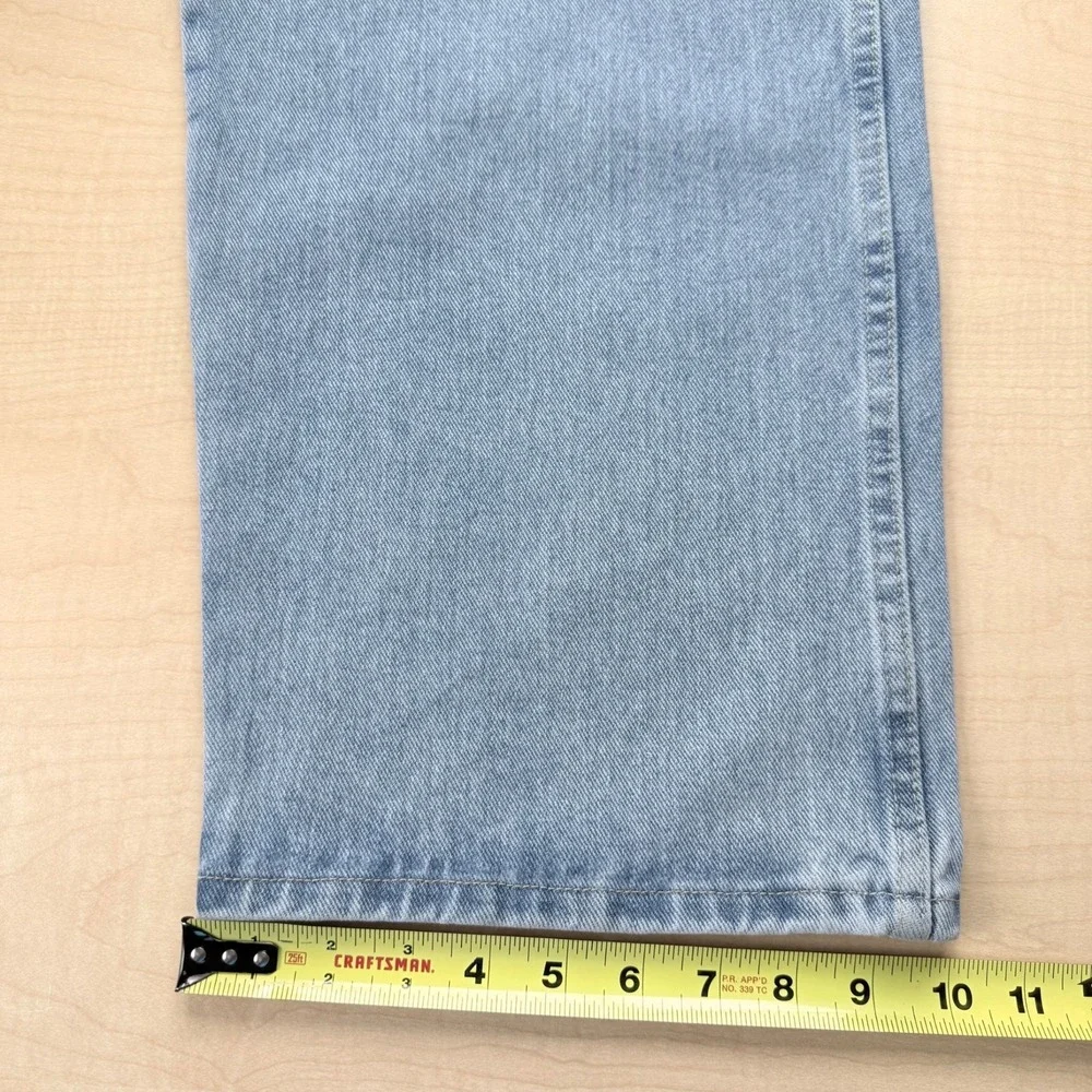 Wrangler Men's Rugged Wear Relaxed Straight Blue Denim Jeans Size 54x32 NWT - Picture 10 of 10